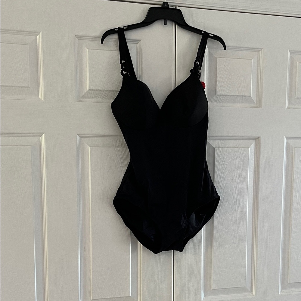 SPANX Women's Black One Piece Swimsuit